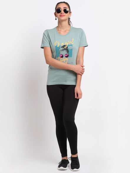 Mint Round Neck T-Shirt - clubyork