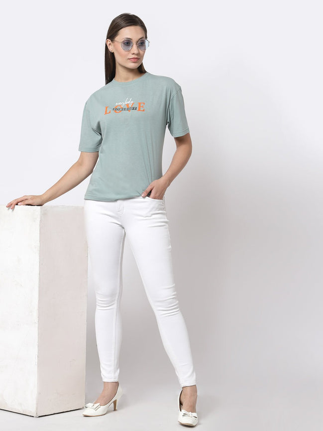 Mint Round Neck T-Shirt - clubyork