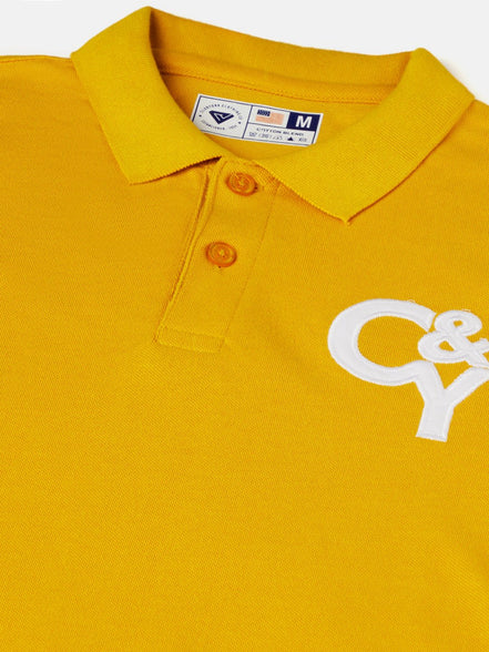 Mustard Polo T-Shirt - clubyork