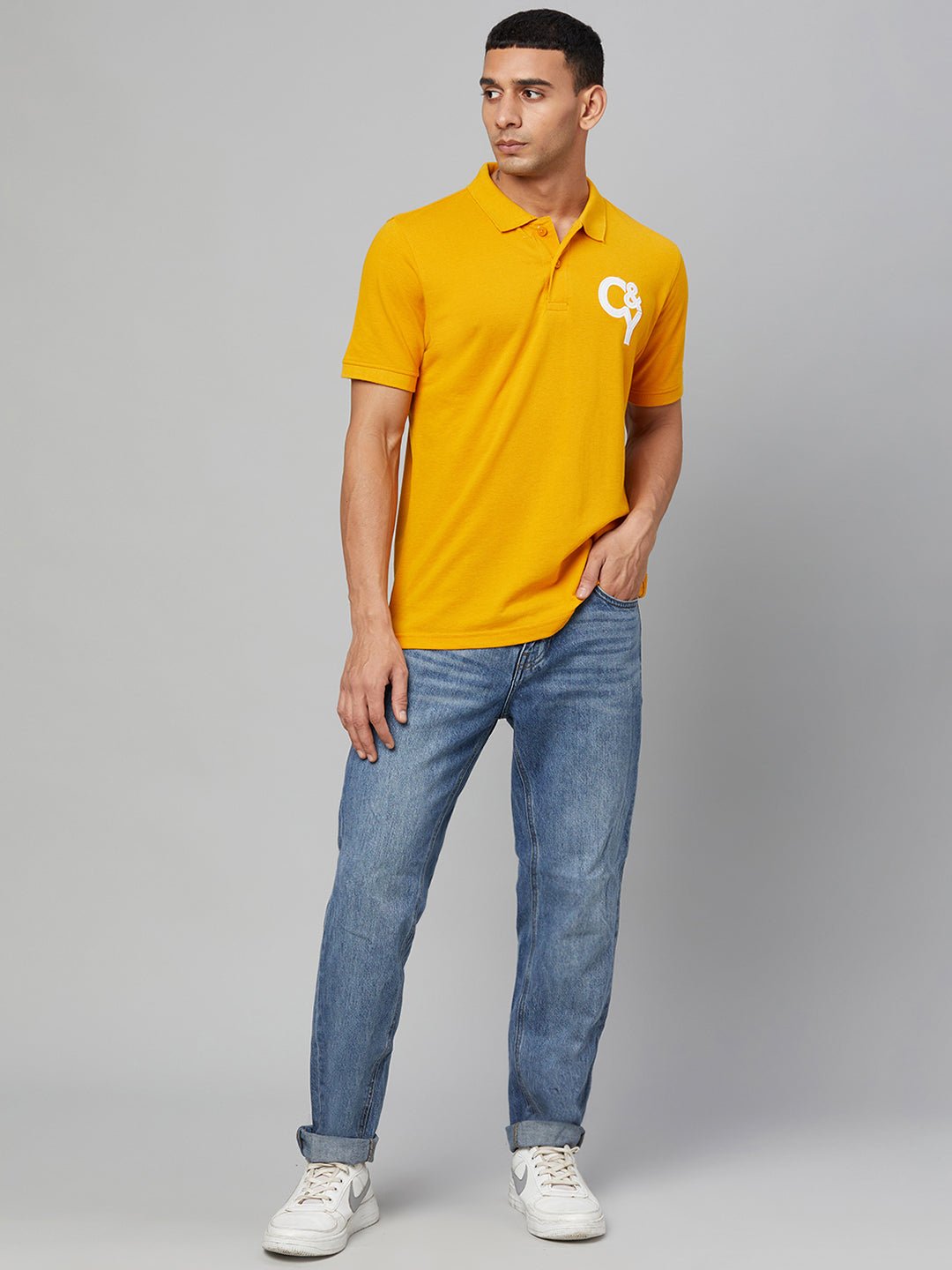 Mustard Polo T-Shirt - clubyork