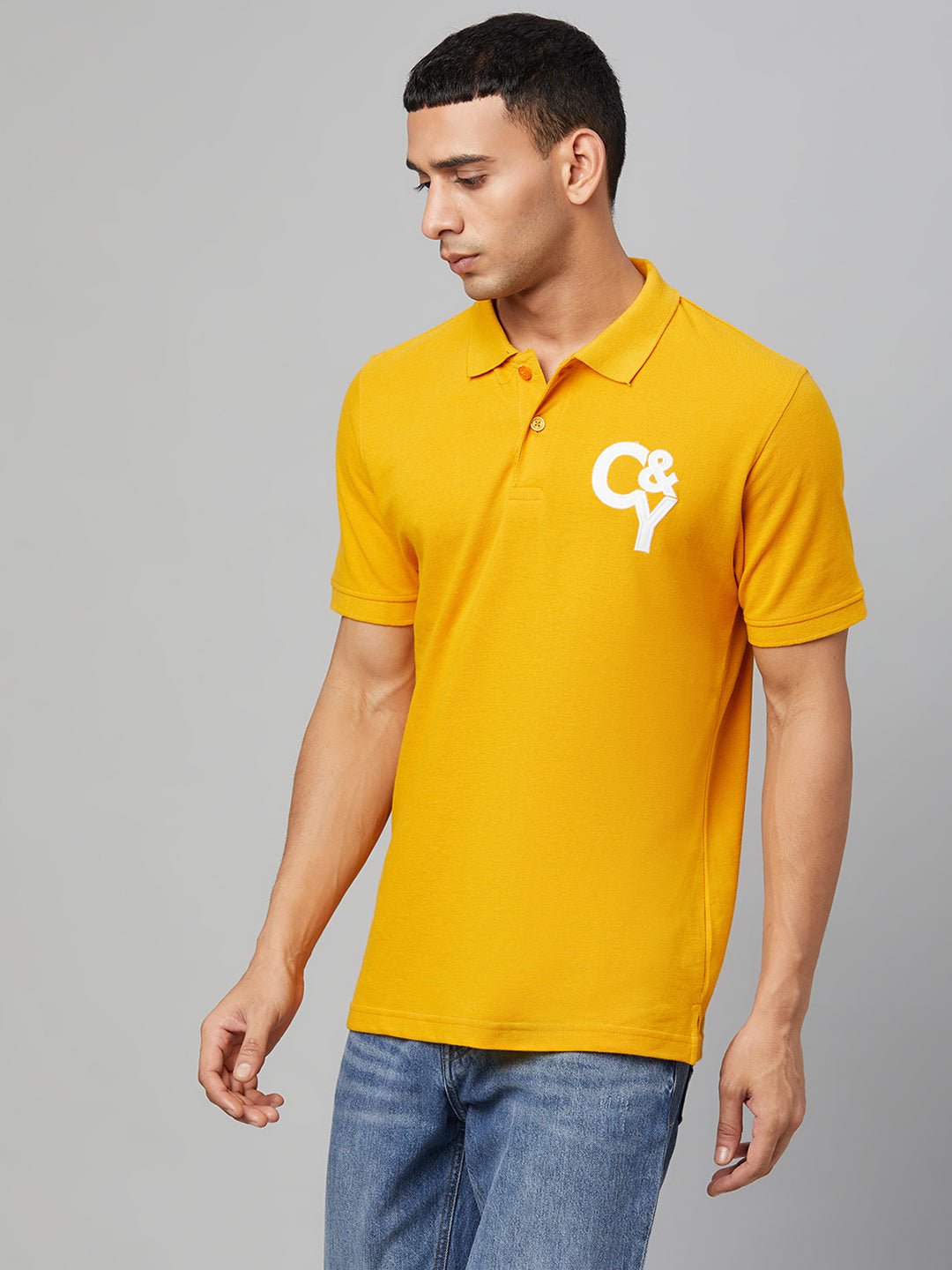 Mustard Polo T-Shirt - clubyork