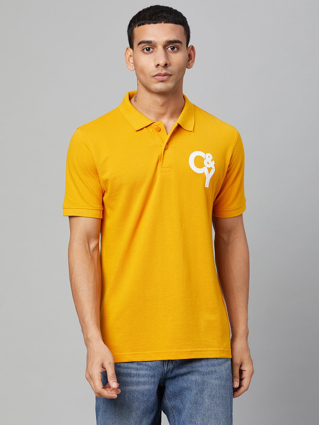 Mustard Polo T-Shirt - clubyork