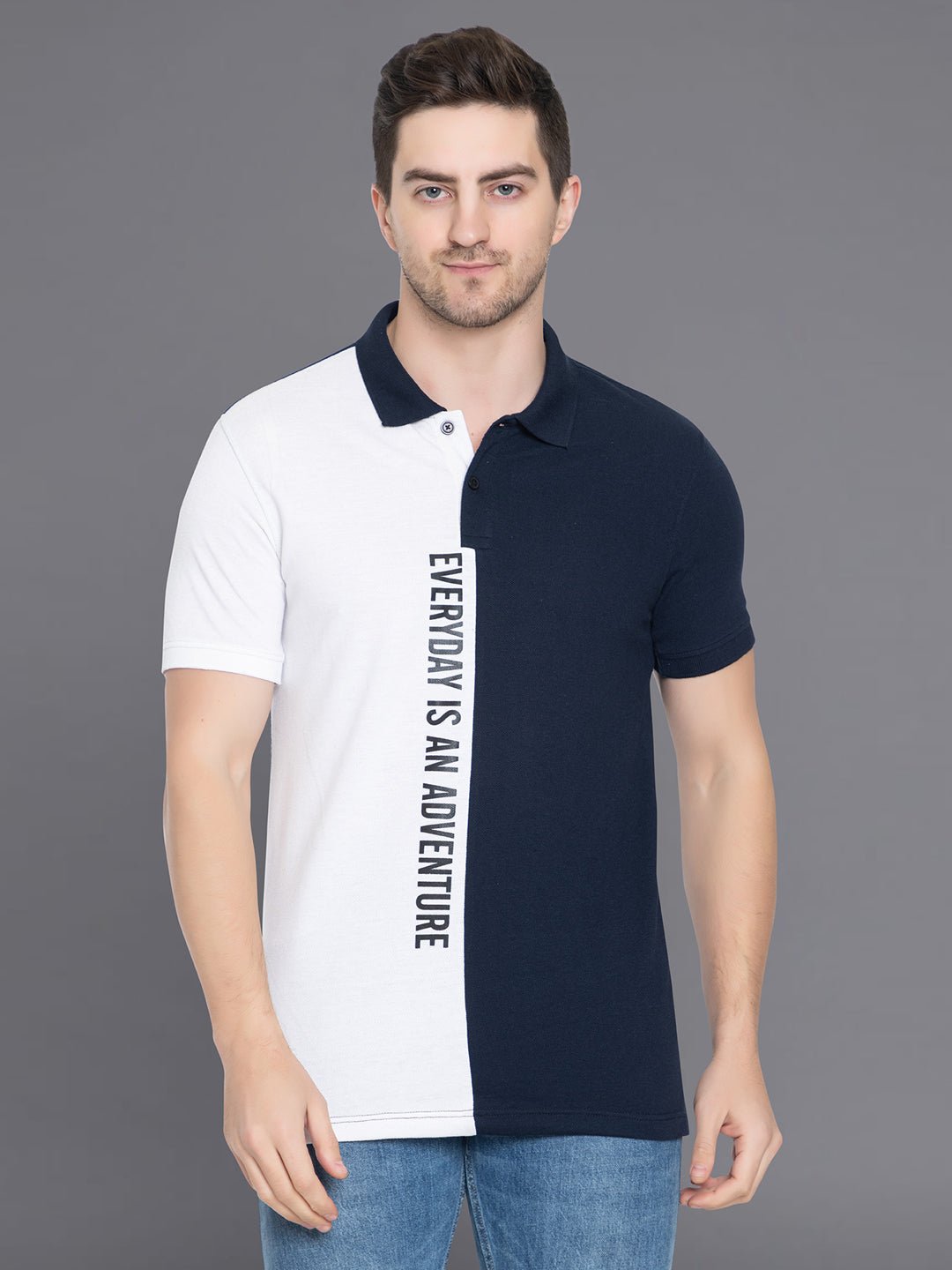 Navy Blue Polo T-Shirt - clubyork