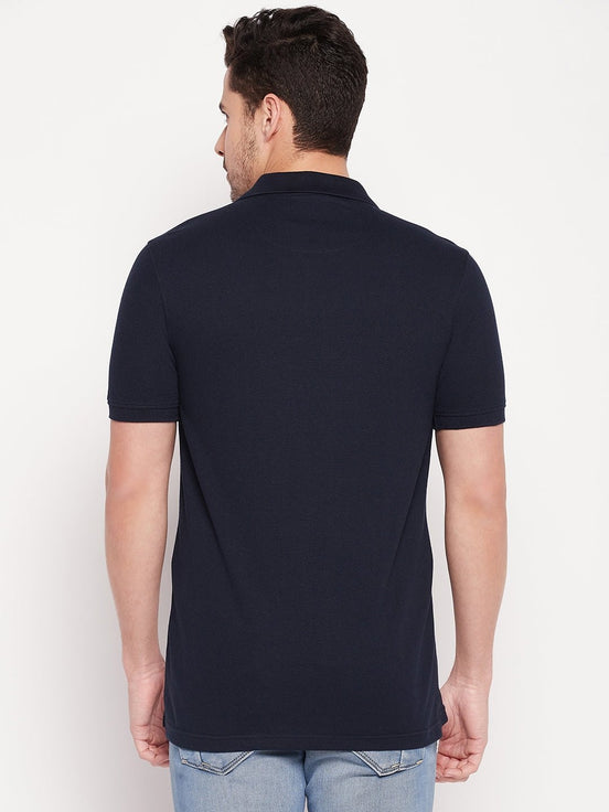 Navy Blue Polo T-shirt - clubyork