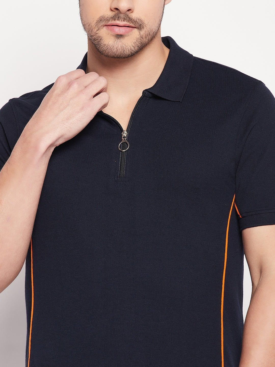 Navy Blue Polo T-shirt - clubyork