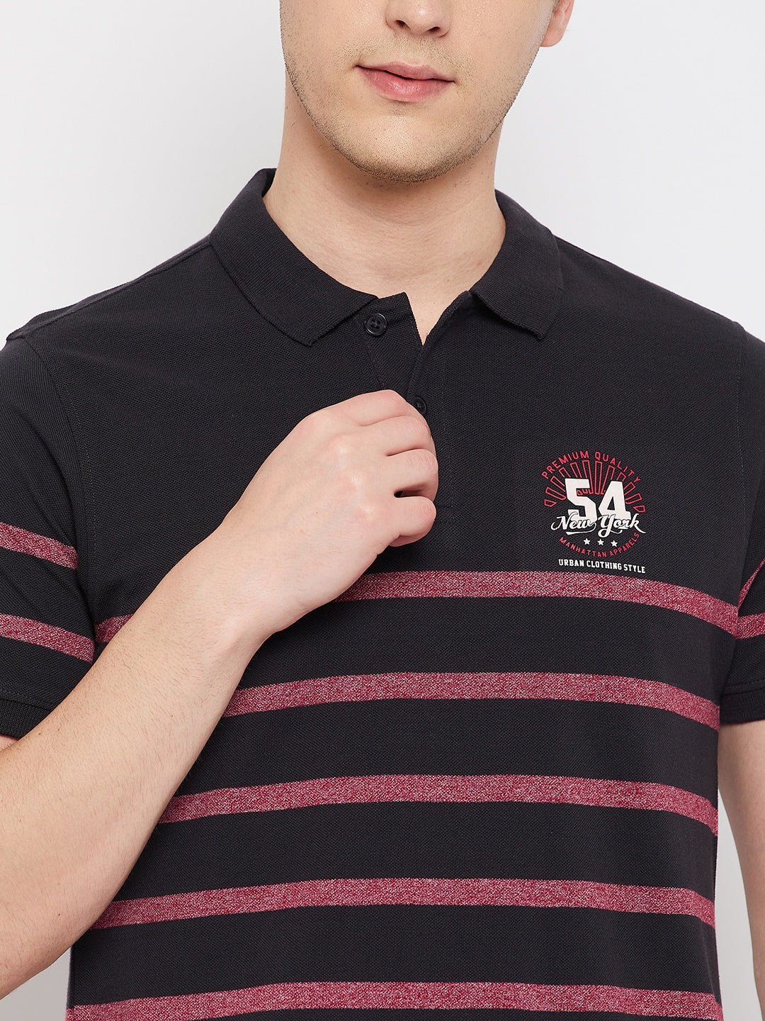 Navy Polo T-Shirt - clubyork