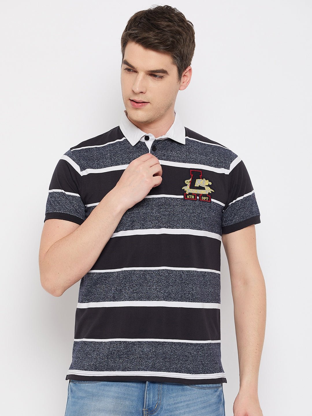 Navy Polo T-Shirt - clubyork