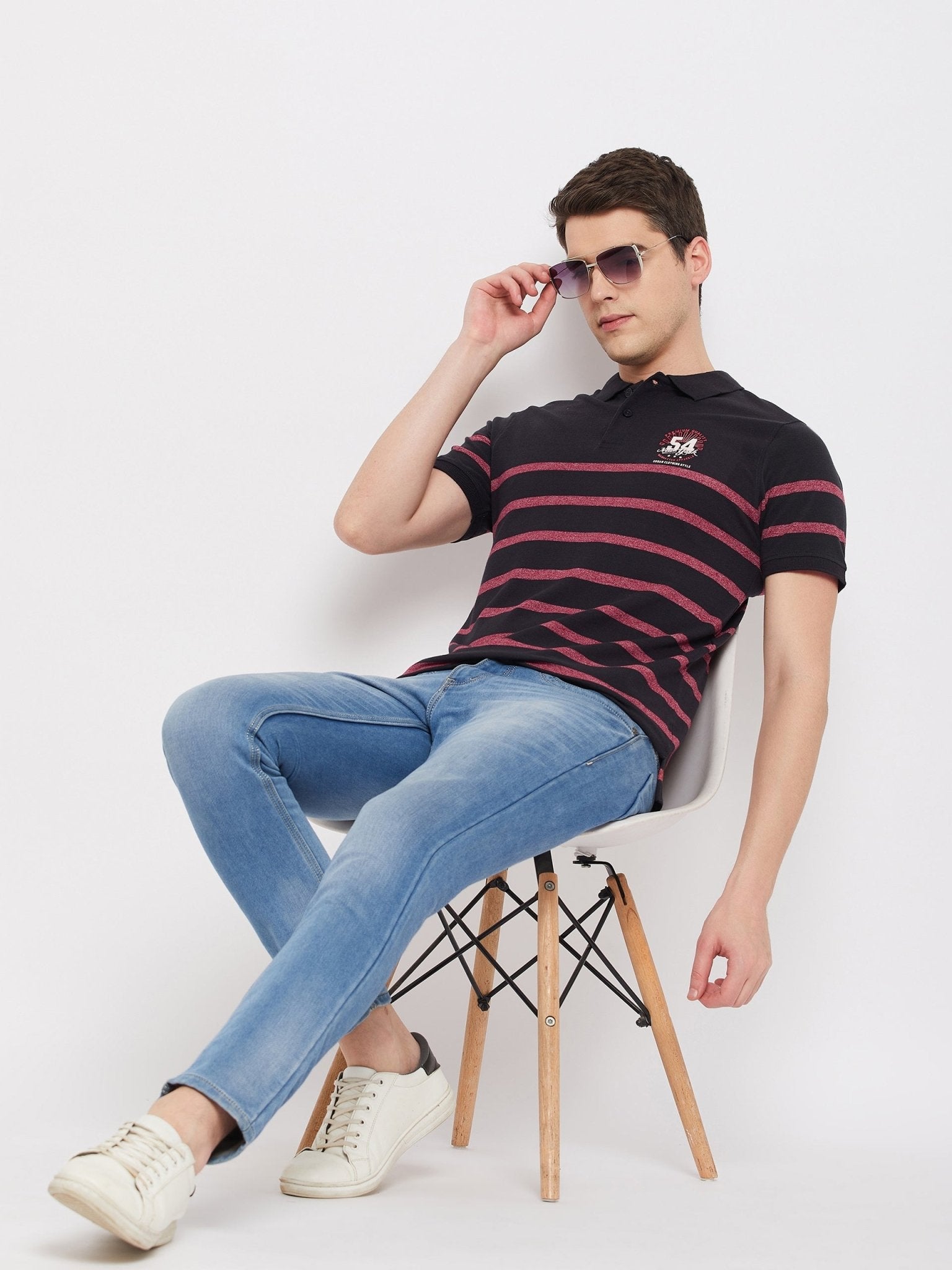 Navy Polo T-Shirt - clubyork