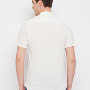 Off White Knitted Shirt - clubyork