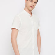 Off White Knitted Shirt - clubyork
