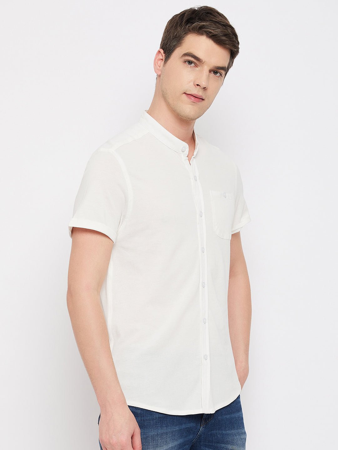 Off White Knitted Shirt - clubyork