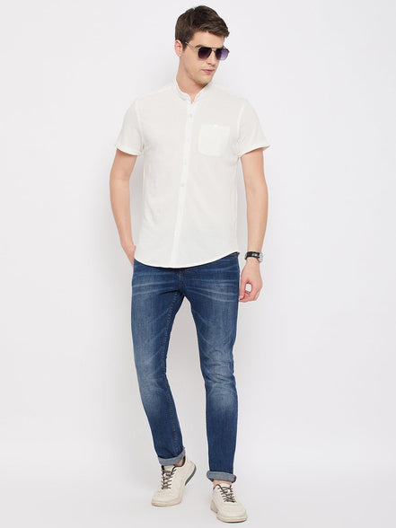 Off White Knitted Shirt - clubyork