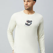 Off White Printed Tshirt - clubyork