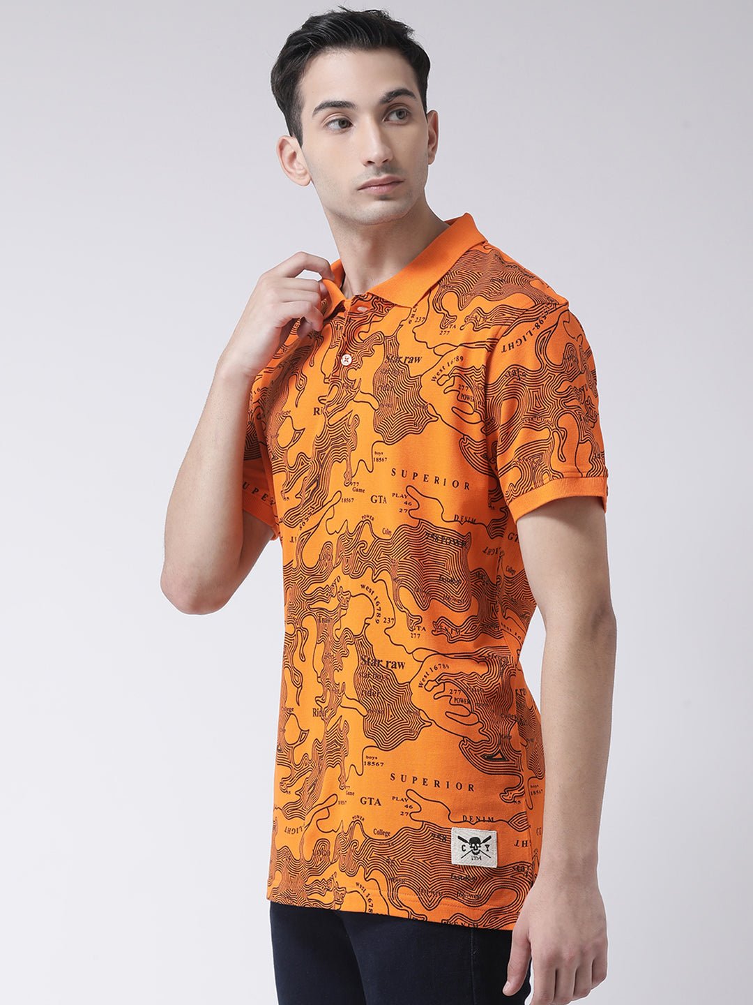 Orange Polo T-shirt - clubyork