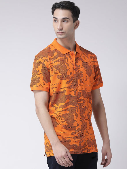 Orange Polo T-shirt - clubyork