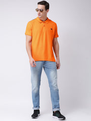 Orange Polo T-shirt