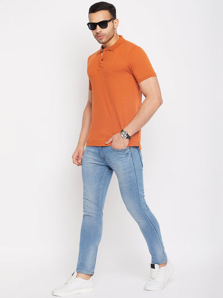 Orange Polo T-Shirt - clubyork