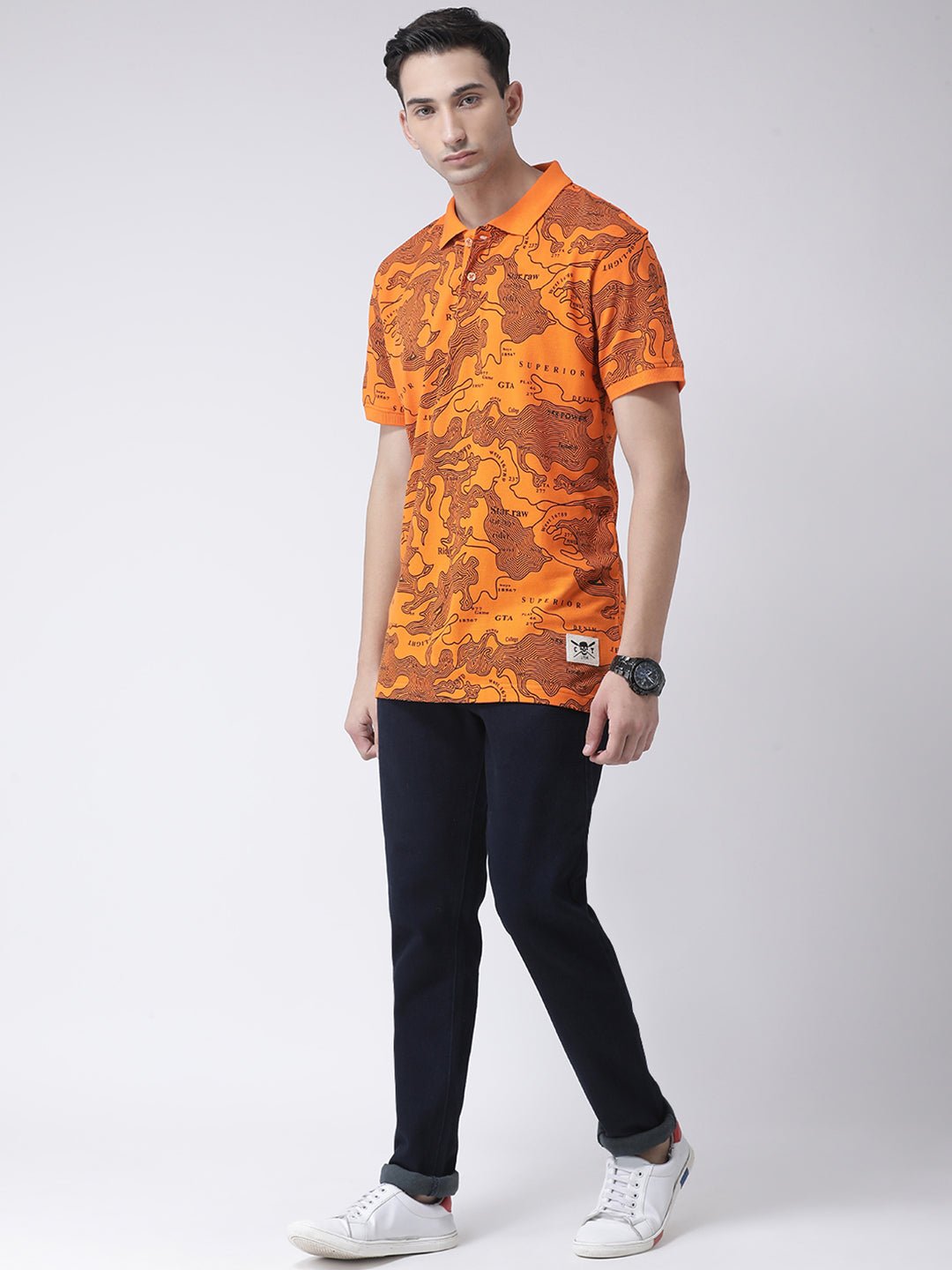 Orange Polo T-shirt - clubyork