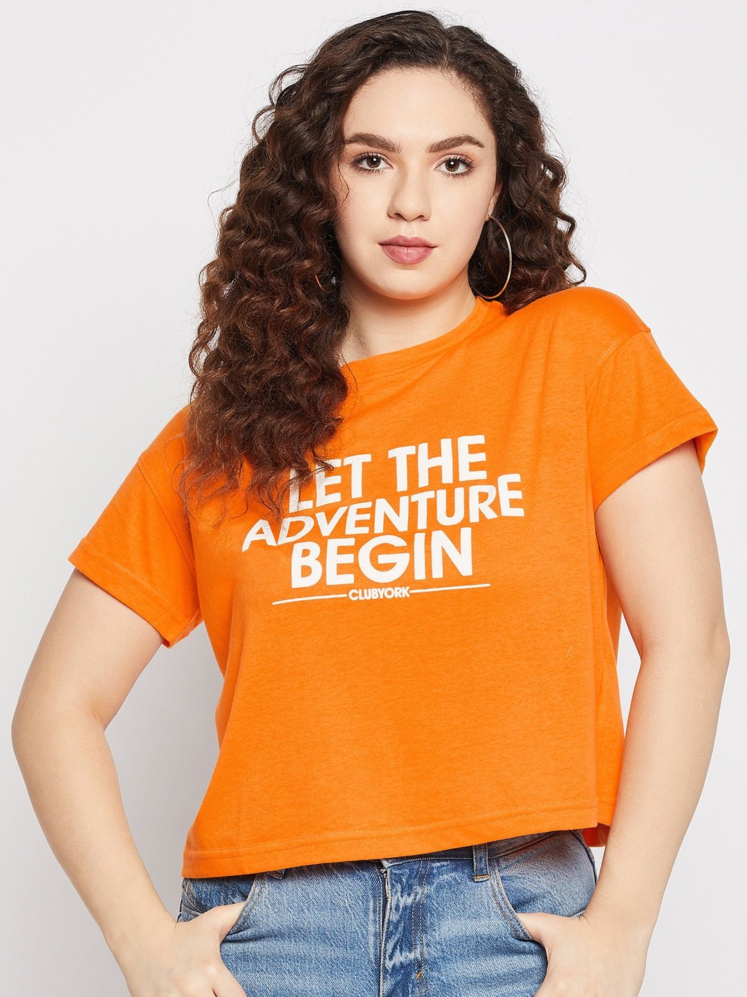 Orange Round T-shirt - clubyork