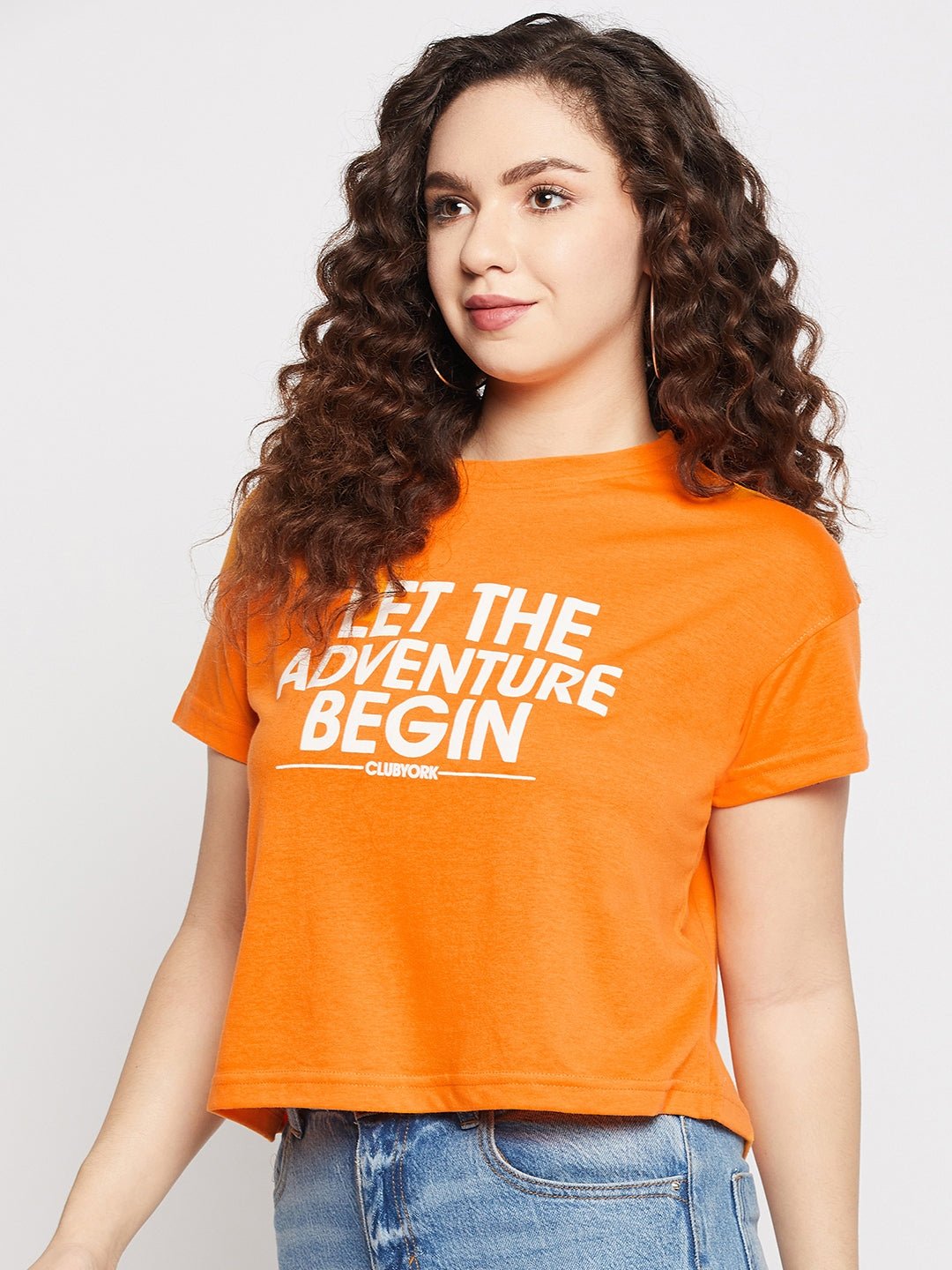 Orange Round T-shirt - clubyork