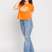 Orange Round T-shirt - clubyork