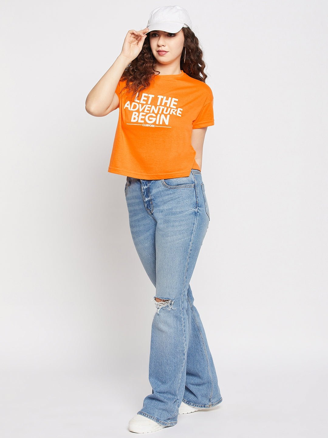 Orange Round T-shirt - clubyork