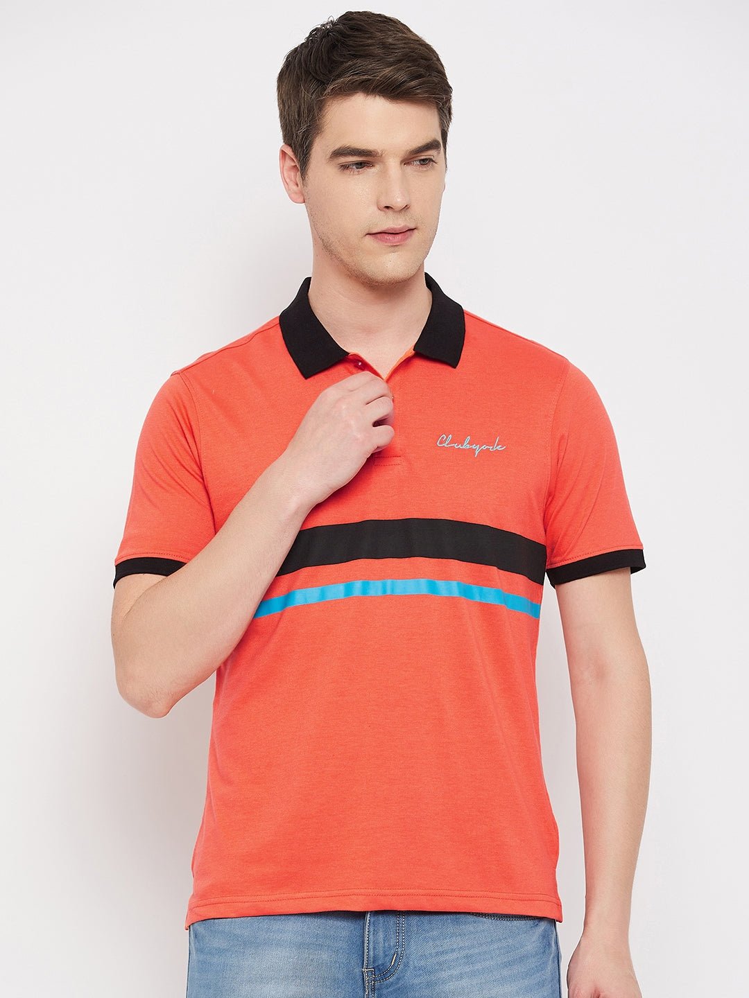 Peach Polo T-Shirt - clubyork