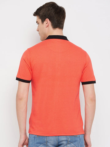 Peach Polo T-Shirt