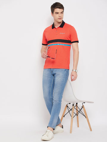 Peach Polo T-Shirt