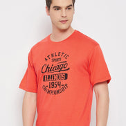 Peach Round Neck T-Shirt - clubyork
