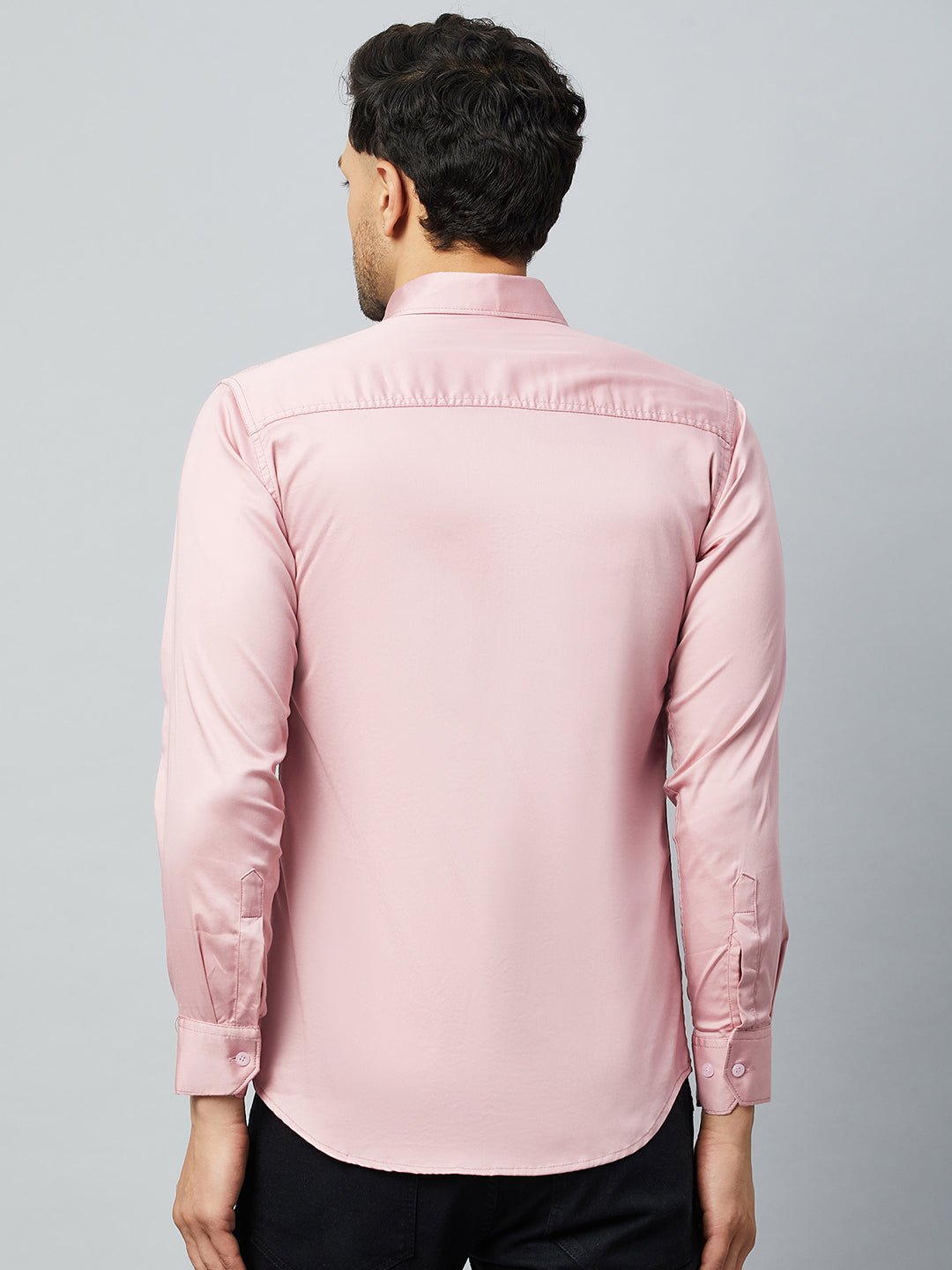 Pink Full Sleeve Casual Shirt - clubyork