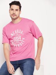 Pink Round Neck T-shirt