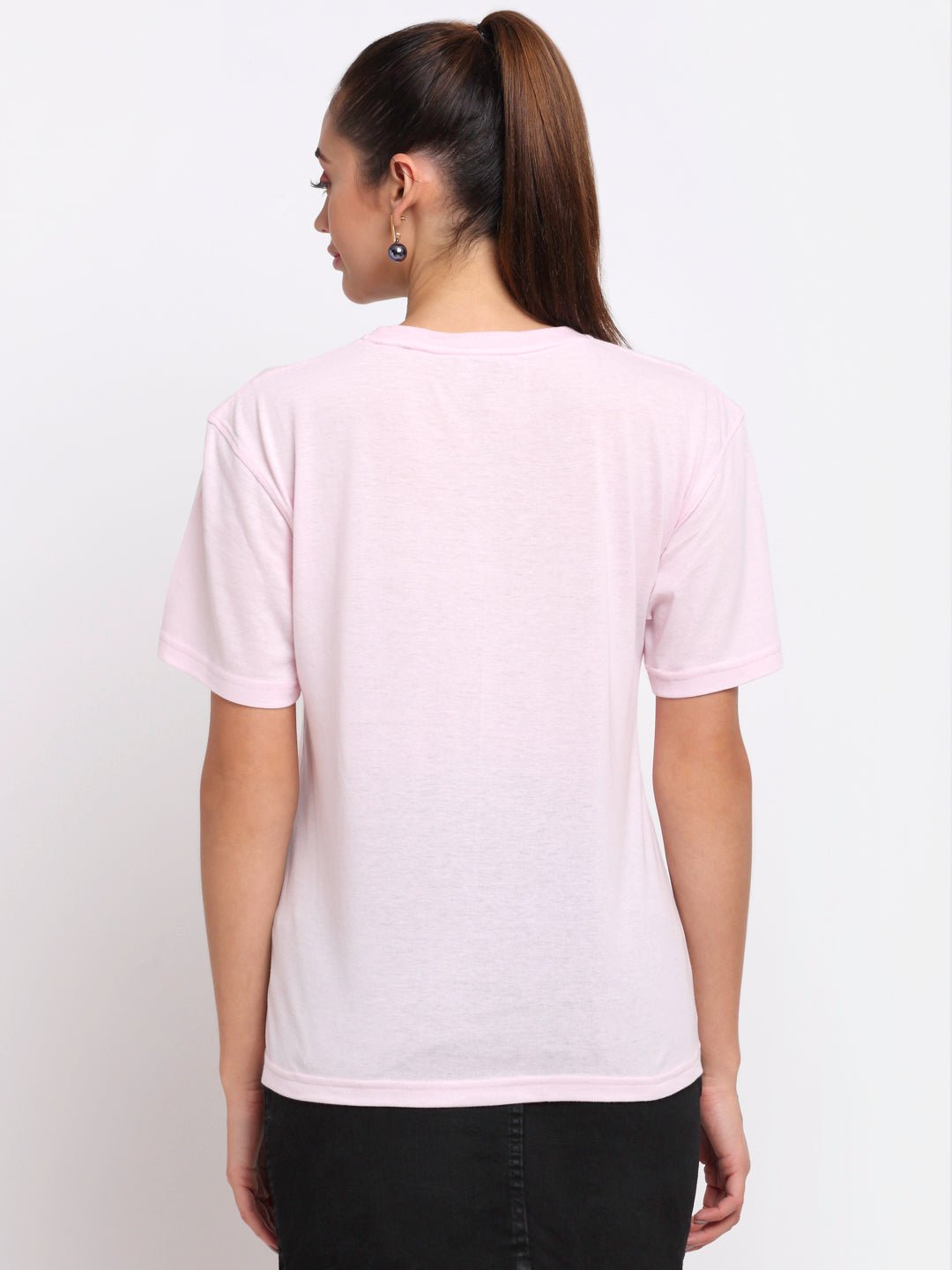 Pink Round Neck T-Shirt - clubyork