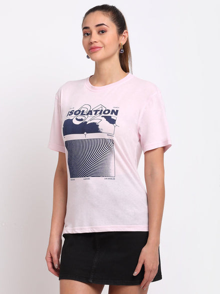 Pink Round Neck T-Shirt - clubyork
