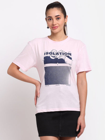 Pink Round Neck T-Shirt - clubyork