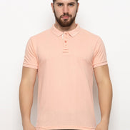 Pink Solid Polo T-Shirt - clubyork