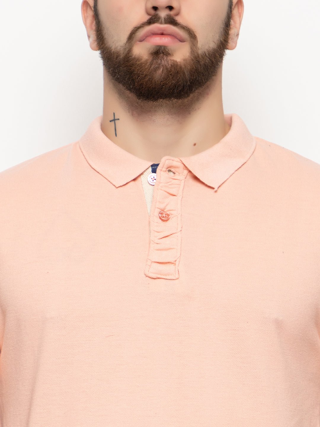 Pink Solid Polo T-Shirt - clubyork