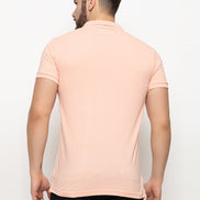 Pink Solid Polo T-Shirt - clubyork