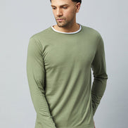 Pista Green Solid Tshirt - clubyork