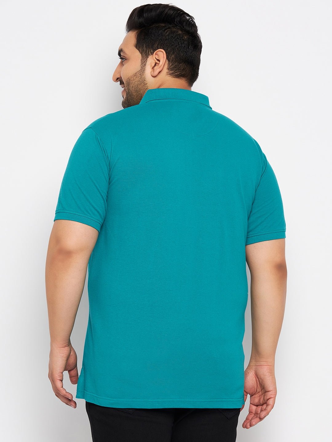 Plus size Blue Polo T-Shirt - clubyork