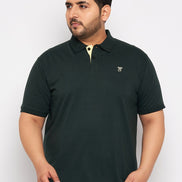 Plus Size Olive Polo T-Shirt - clubyork