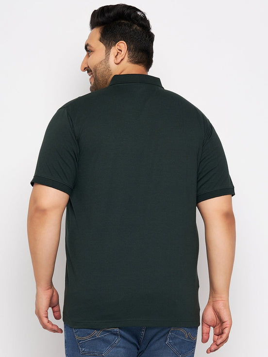 Plus Size Olive Polo T-Shirt - clubyork