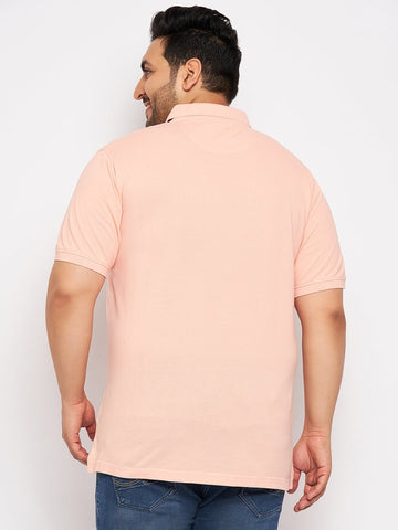 Plus Size Pink Polo T-Shirt - clubyork