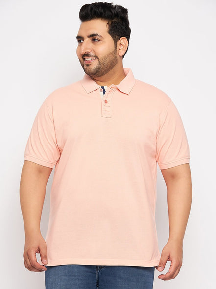 Plus Size Pink Polo T-Shirt - clubyork