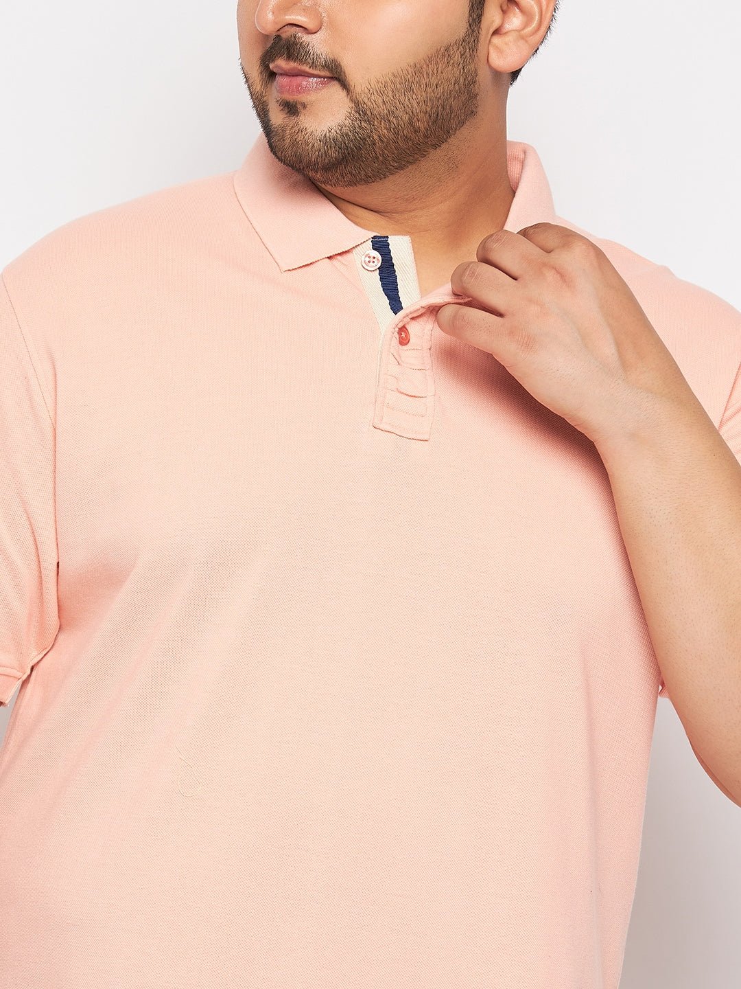 Plus Size Pink Polo T-Shirt - clubyork