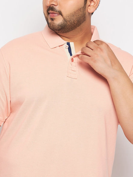 Plus Size Pink Polo T-Shirt - clubyork