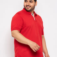 Plus size Red Polo T-Shirt - clubyork
