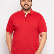 Plus size Red Polo T-Shirt - clubyork