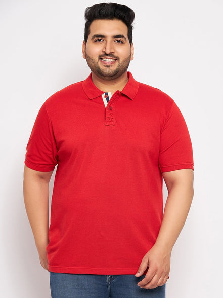 Plus size Red Polo T-Shirt - clubyork