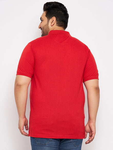 Plus size Red Polo T-Shirt - clubyork